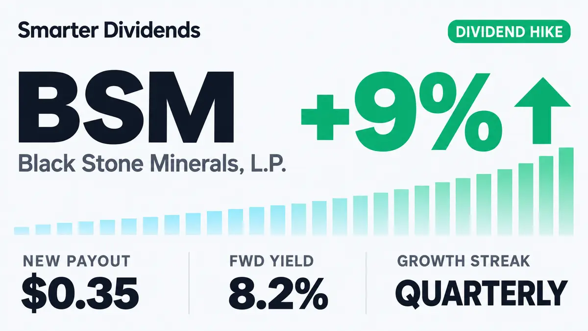 Black Stone Minerals Raises Quarterly Distribution 9.4% to $0.35