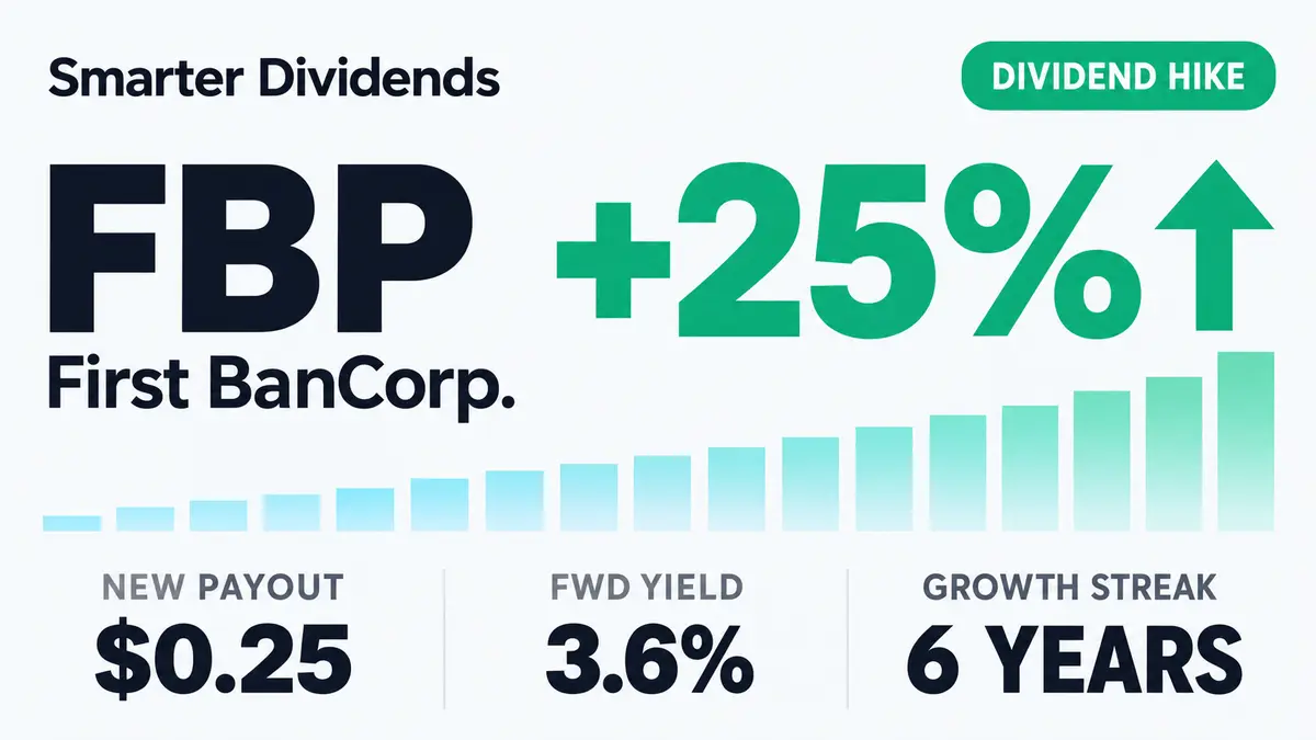 First BanCorp Raises Quarterly Dividend 25.0% to $0.25