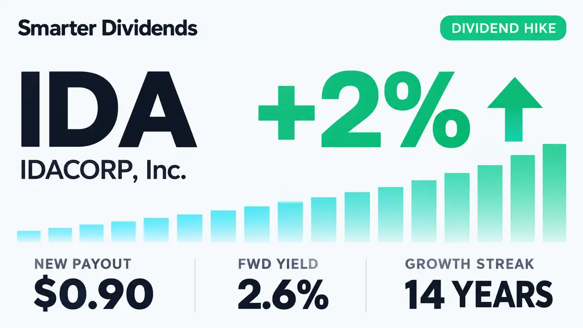 IDACORP Raises Quarterly Dividend 2.3% to $0.90