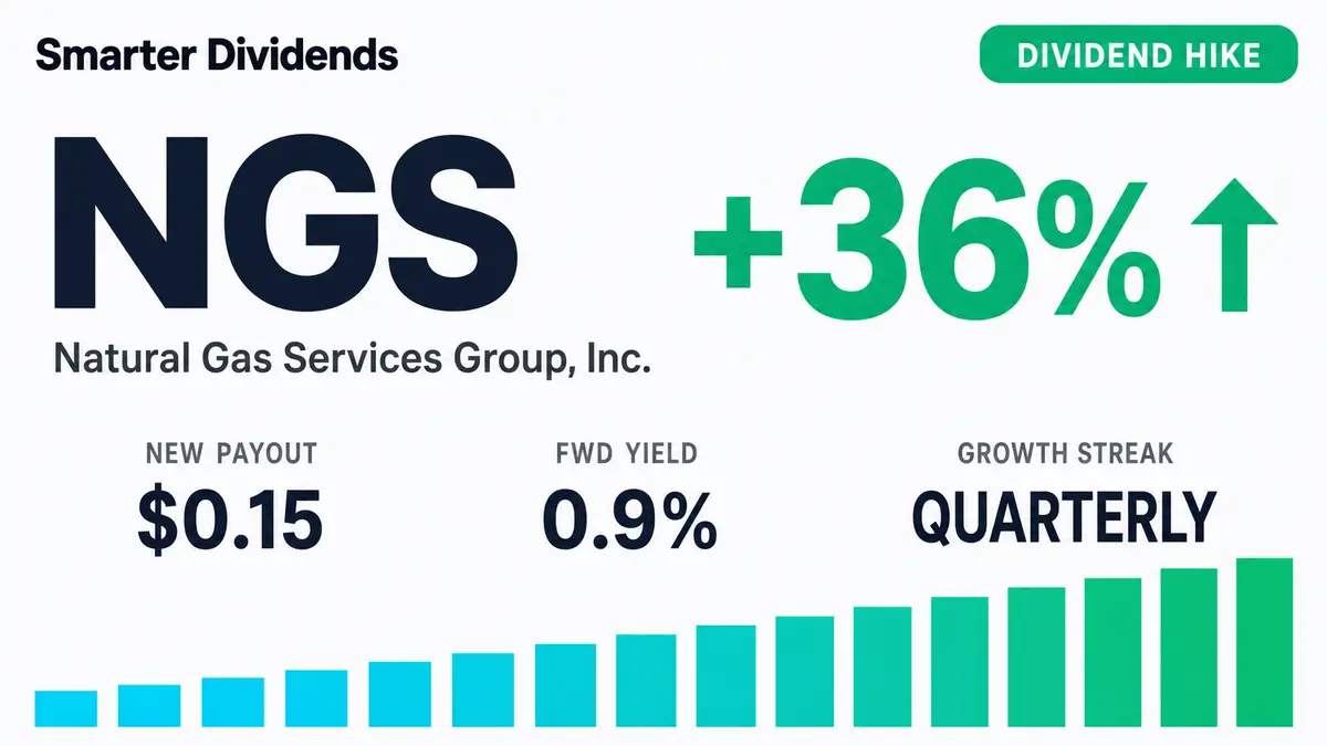 Natural Gas Services Group Raises Quarterly Dividend